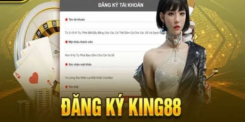 Hướng dẫn anh em đăng ký tài khoản King88